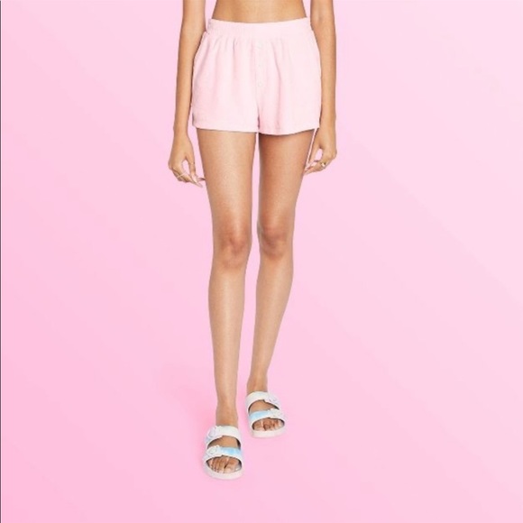 Target Pants - Stoney Clover Lane x Target Terrycloth Beach Short Pink NWT!